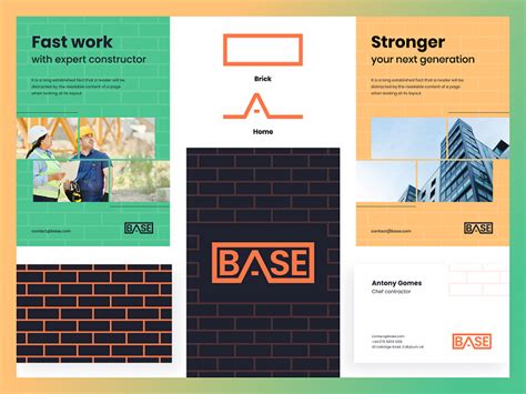 BASE: branding, logo design, visual identity by Kahaf - Design Agency on Dribbble