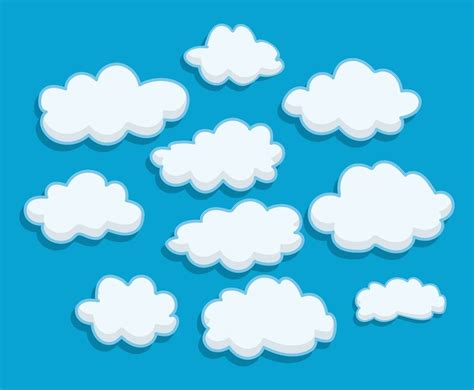 Cartoon Cloud Vector Vector Art & Graphics | freevector.com