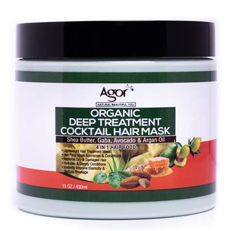 Agor Organic Deep Treatment Cocktail Hair Mask (430g)