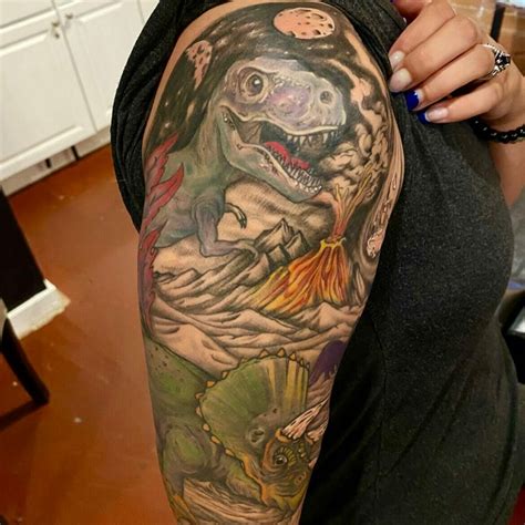 101 Best Dinosaur Sleeve Tattoo Ideas That Will Blow Your Mind!