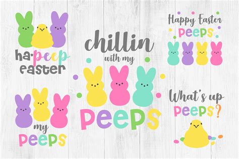 Peeps SVG, Easter SVG By Twingenuity Graphics | TheHungryJPEG