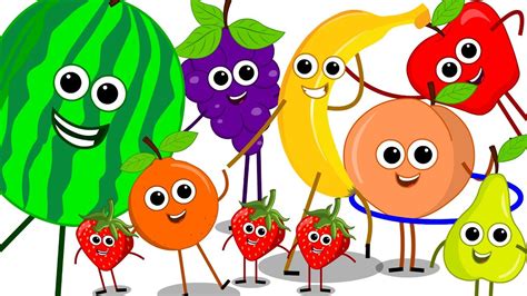 The Fruits Song | Learn Fruits Nursery Rhymes | Baby Songs | Kids ...