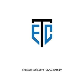 Ftc Modern Minimalist Letter Logo Design Stock Vector (Royalty Free ...