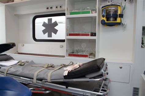 Ambulance interior stock photo. Image of paramedic, health - 14322274