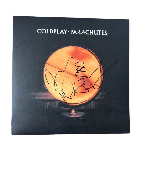 Coldplay Signed 'Parachutes' 12" Vinyl - CharityStars