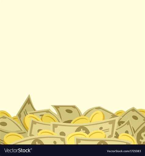 Background with money Royalty Free Vector Image