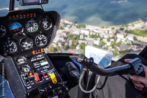 View from flying helicopter Stock Photo | Adobe Stock