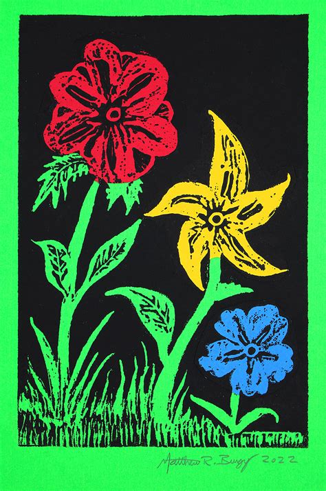 Colorful Flower Printmaking - Dayton Art Institute