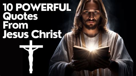 Jesus Christ - 10 Most Powerful Quotes - YouTube