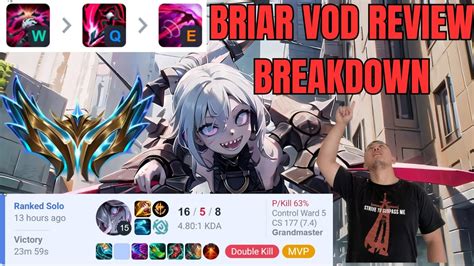 Rank 1 Briar Jungle VOD Review Breakdown | Insane DPS Moments and Pro ...