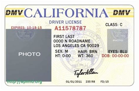 Blank Drivers License Template (7 in 2020 | Drivers license california, Drivers license