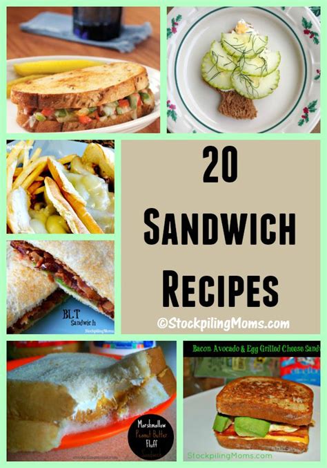 20 Sandwich Recipes That Everyone Loves - STOCKPILING MOMS™