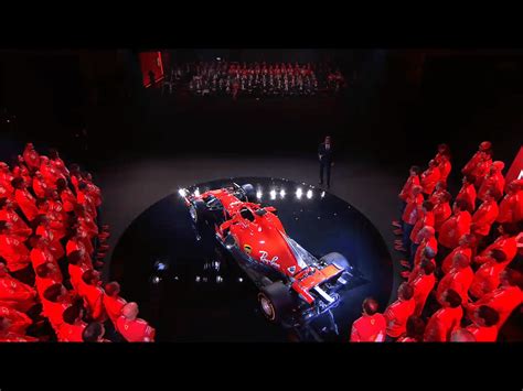 2018 Ferrari SF71H F1 car launch pictures