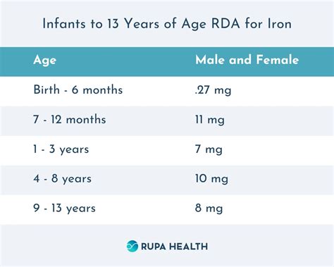 Iron 101: RDA, Iron-Rich Foods, and Supplementation