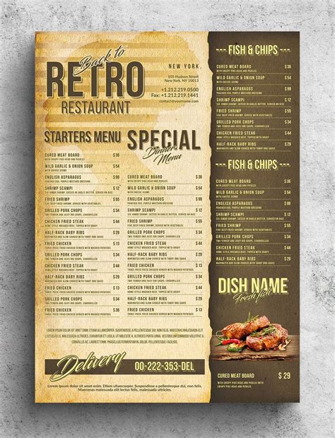 Pin on Best Food Menu Templates