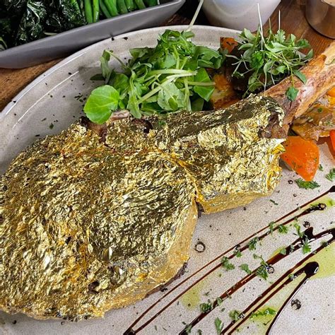 4lb Tomahawk Steak 137, Coated In Edible 24k Gold, 48% OFF