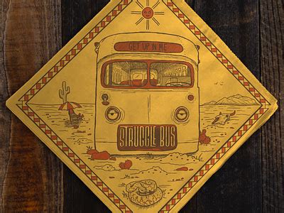 Struggle Bus Bandana by Hank Jonesy on Dribbble