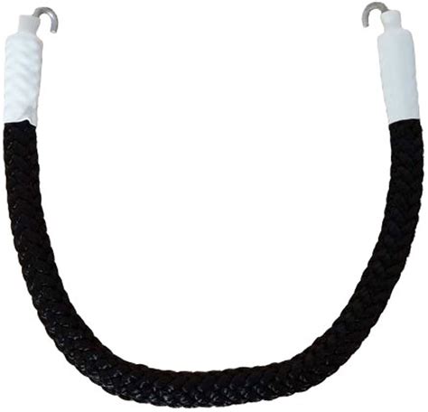 Top Shelf Bucket Rope Handle - Black (White Tubing) - TackleDirect