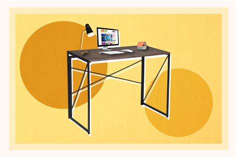 Best Foldable No Assembly Desk on Amazon | Apartment Therapy
