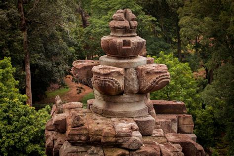 Bayon Temple Angkor Thom stock image. Image of historic - 26084999