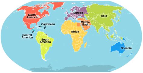 World Map for Multicultural Education