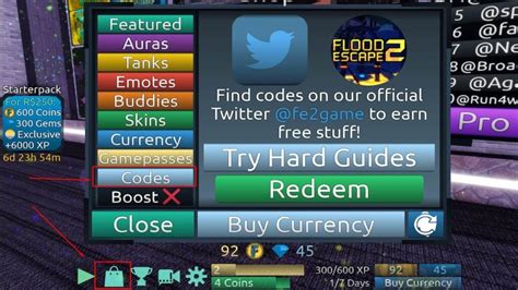 Flood Escape 2 Codes - Try Hard Guides