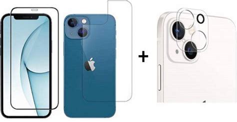 AV Front and Back Tempered Glass for Apple iPhone 13 (includes Camera ...