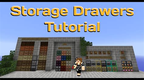 Minecraft Storage Drawers Tutorial - YouTube