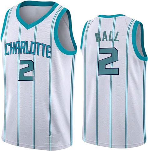 Lamelo Ball Jersey, stagione 2021 La nuova Charlotte Hornets 2# Maglia ...