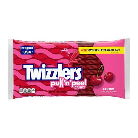 TWIZZLERS PULL 'N' PEEL Cherry Candy - 3400056043 | Blain's Farm & Fleet