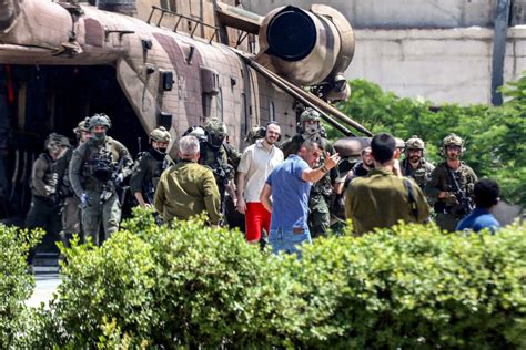 Israeli Special Forces Rescue 4 Hostages In Raids On 2 Hamas Locations