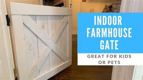 Indoor Farmhouse Gate | Custom gates, Safety gate, Baby safety gate