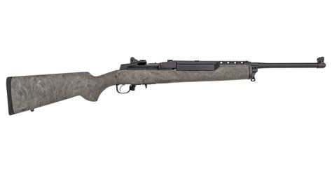 Ruger Mini-14 Tactical 5.56 NATO Rifle with Gray Hogue OverMolded Stock ...