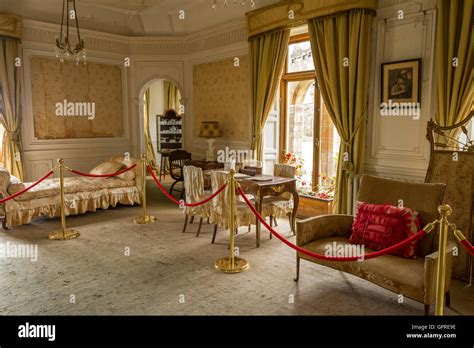 The Drawing Room, inside Kinloch Castle, Isle of Rum, Scotland, UK ...