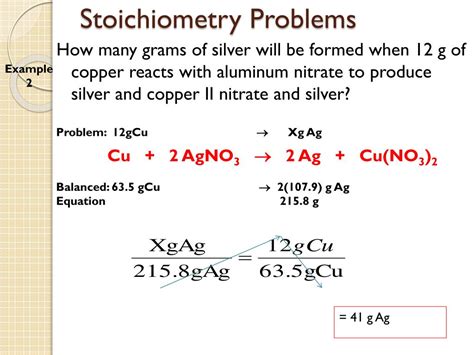 Stoichiometry Examples