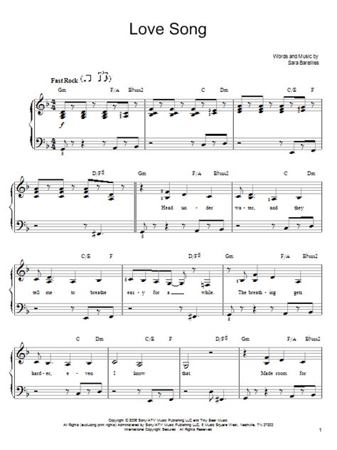 Love Song | Sheet Music Direct