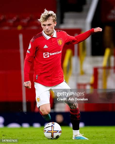 Isak Hansen-Aaroen of Manchester United in action during the Premier ...