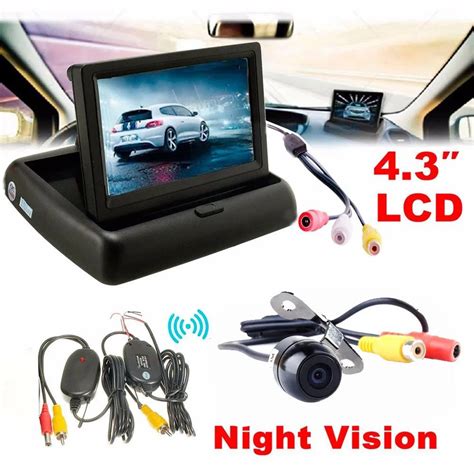 Top Quality 4.3 Car Rear View Monitor Wireless Car Backup Camera ...