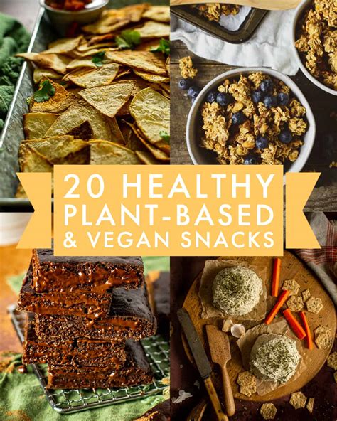 20 Healthy Plant-Based & Vegan Snacks (Quick + Easy) - Shane & Simple