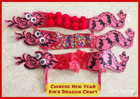 Easy Kid's Craft - Chinese New Year Dragon | Chinese new year crafts, Chinese new year kids ...