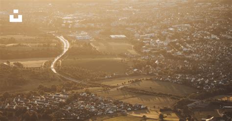 Aerial view of buildings near ranch photo – Free Brown Image on Unsplash