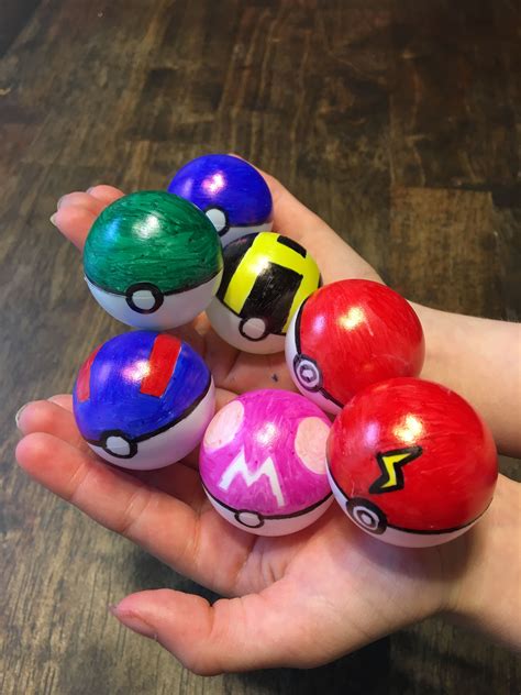 Simply color ping pong balls with sharpies to look like Pokémon balls. Easy craft that'll give ...