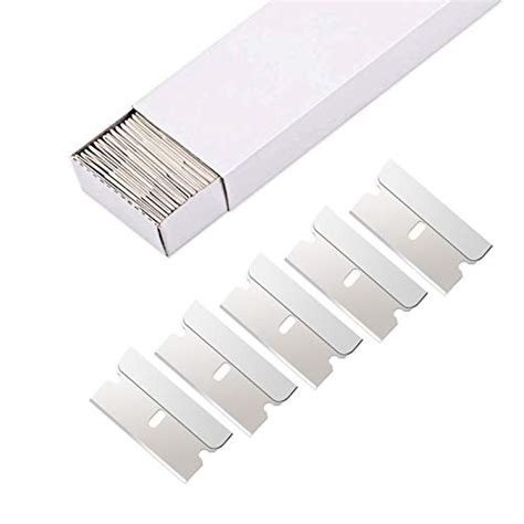 EHDIS 100pcs Razor Blades Single Edge Stainless Steel Razor Blades for ...