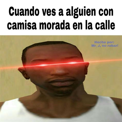 Comenzé a jugar GTA San Andreas y se me ocurrió hacer este "meme ...