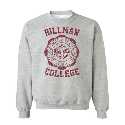 Hillman College v2 - Fleece Pullover Sweatshirt (Sport, Large ...