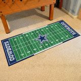 30" x 72" Dallas Cowboys Football Field Rectangle Runner Mat - Floor Rug - Area Rug - NFL