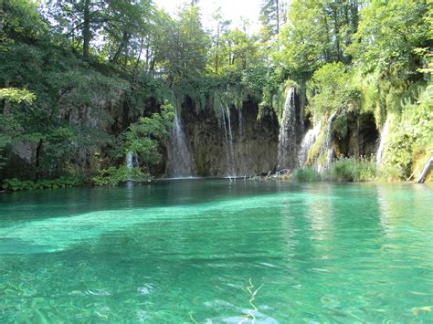 Free Images : waterfall, lake, jungle, lagoon, body of water, croatia, rainforest, water feature ...