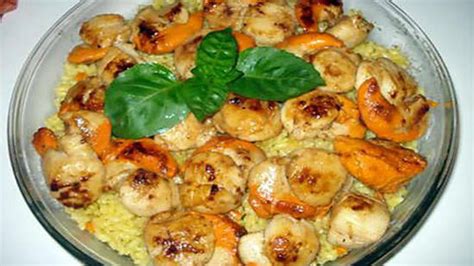 Risotto aux coquilles Saint Jacques et au safran