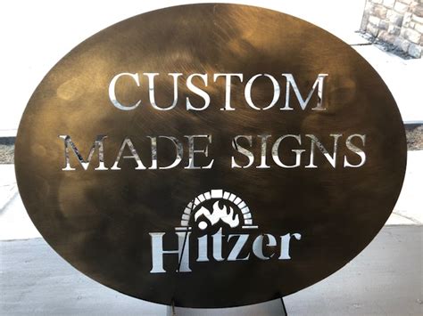 Custom Metal Signs and Metal Art | Hitzer