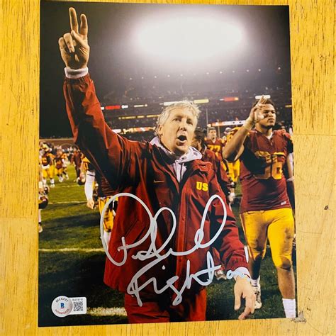 Pete Carroll Autographed Memorabilia | Signed Photo, Jersey, Collectibles & Merchandise